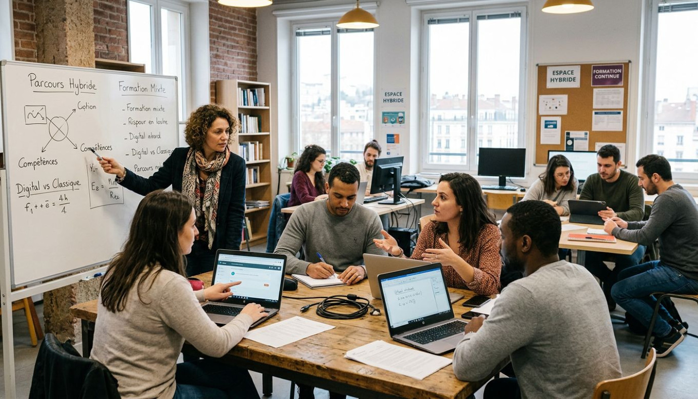 Formations professionnelles : l'essor des parcours hybrides bouscule-t-il la salle de classe classique ?